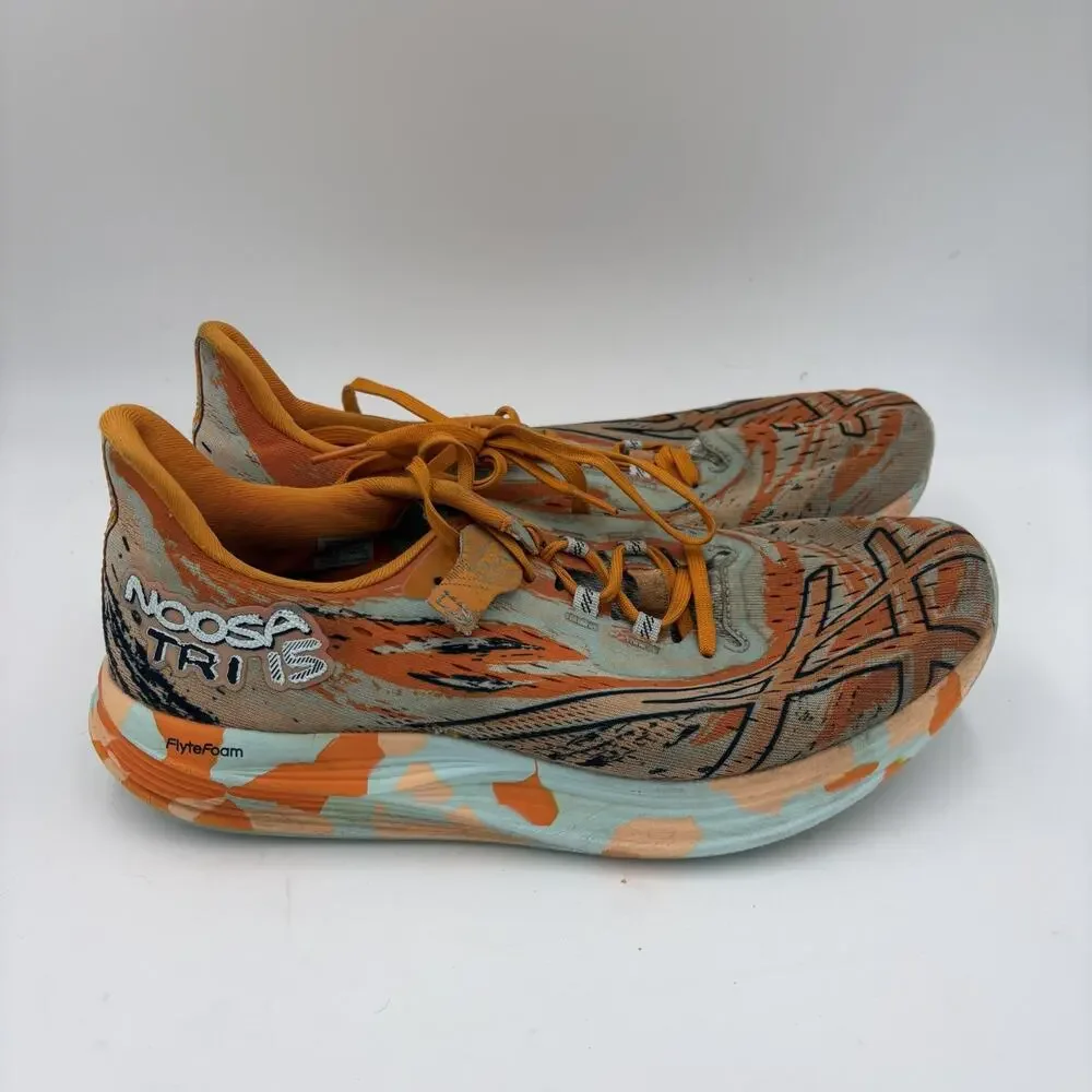 Asics Noosa Tri 15 Men's Size 10 Orange And Blue Running/Walking Sneakers